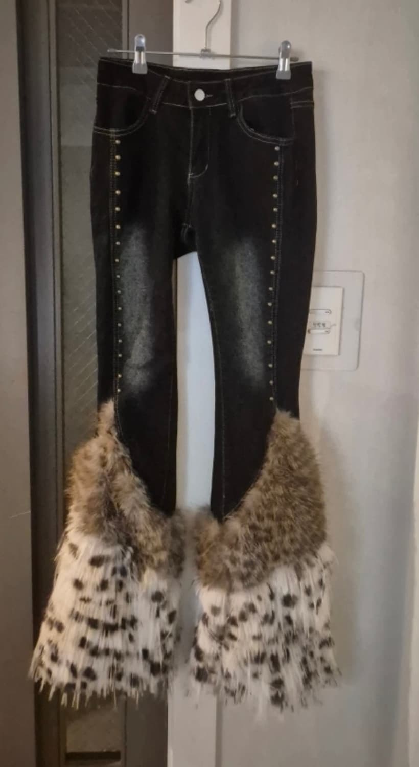 Y2k부츠컷 팬츠 바지 워싱 가루 상품이미지2