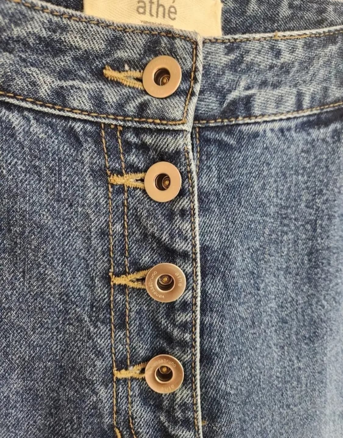 바네사브루노 아떼 블루워싱 다버튼 데님팬츠40사이즈(77사이즈) 상품이미지9