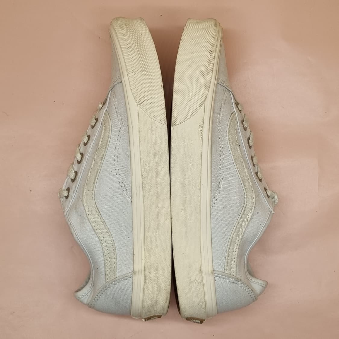 반스 올드스쿨 화이트 여성스니커즈240 상품이미지5