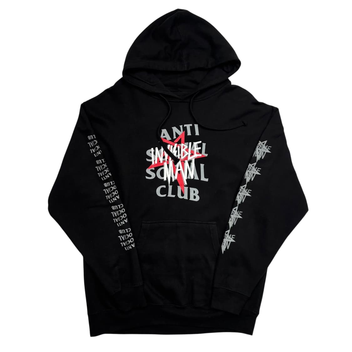 안티 소셜 소셜 클럽 인비저블맨 블랙 후드티 L 상품이미지1