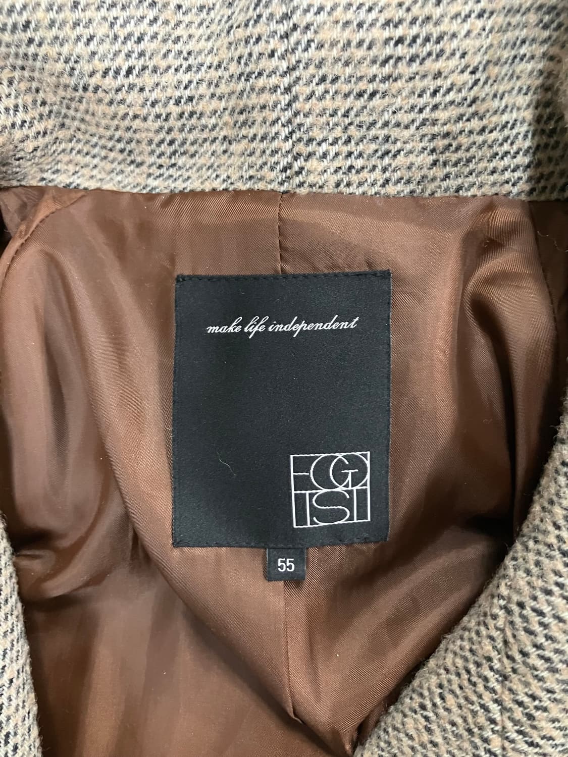 에고이스트 레더장식 후드 코트 M 상품이미지7