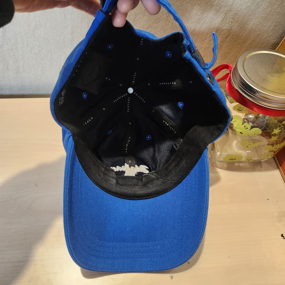 PLATEAU.n 블루 볼캡 | Plateau 1982 미니 로고 캡  상품이미지6