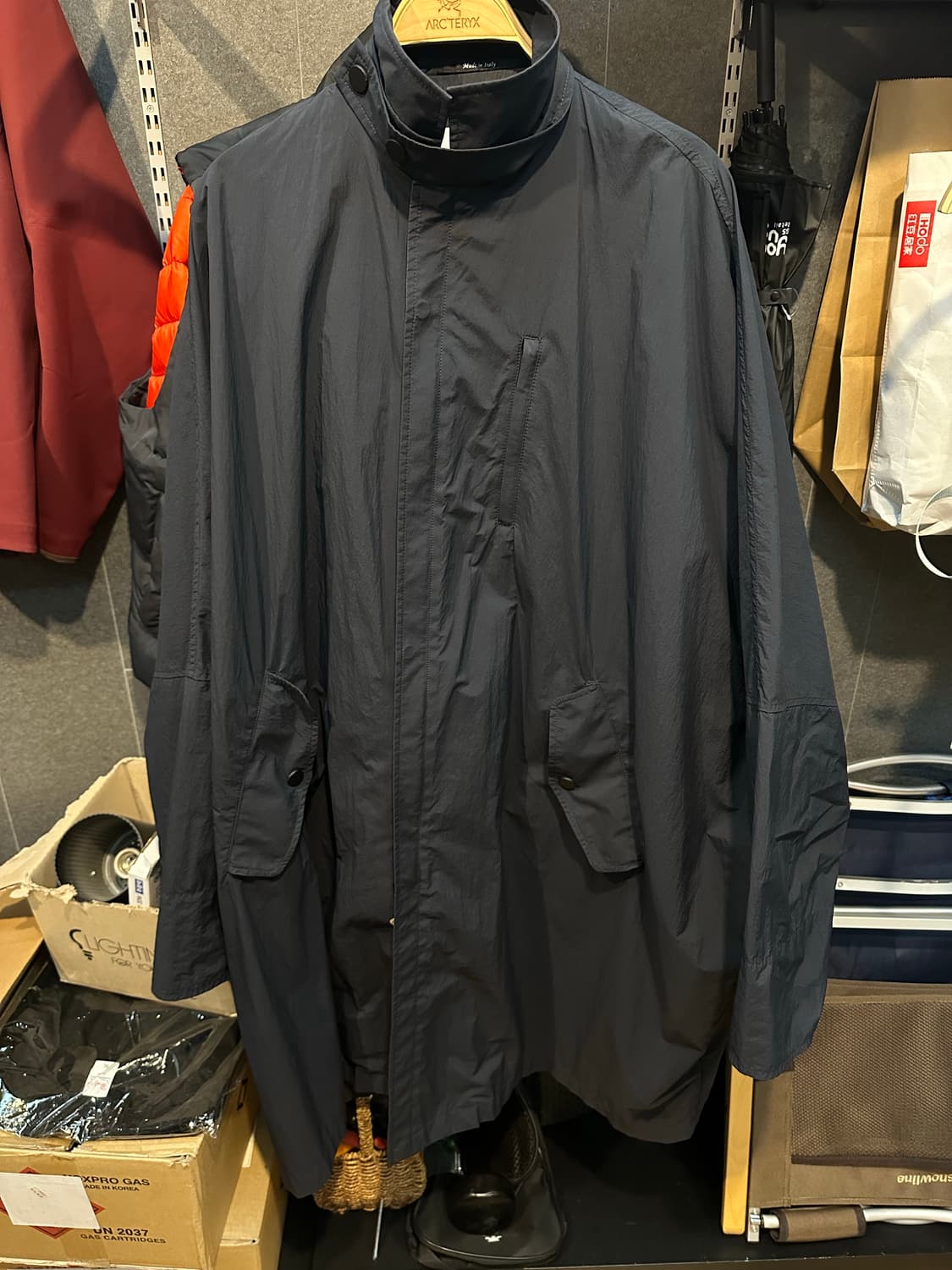 24ss 마르지엘라 나일론 트렌치코트 상품이미지2