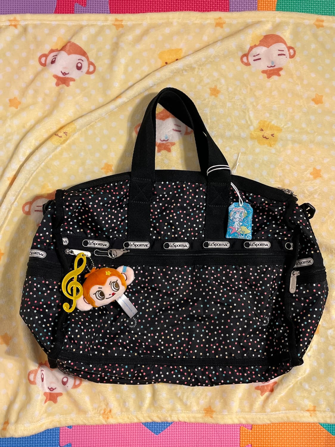 알rock 달rock 별무늬 핸드백 ⭐️ 상품이미지4