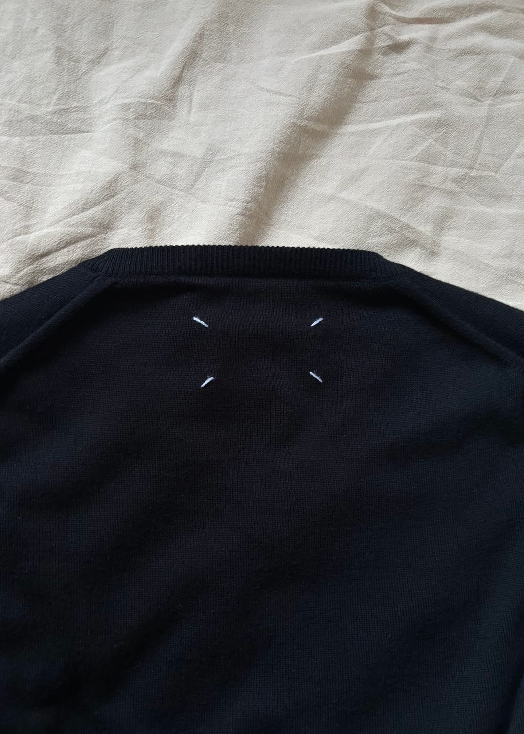 마르지엘라 램스킨 레더 엘보우 니트 상품이미지2