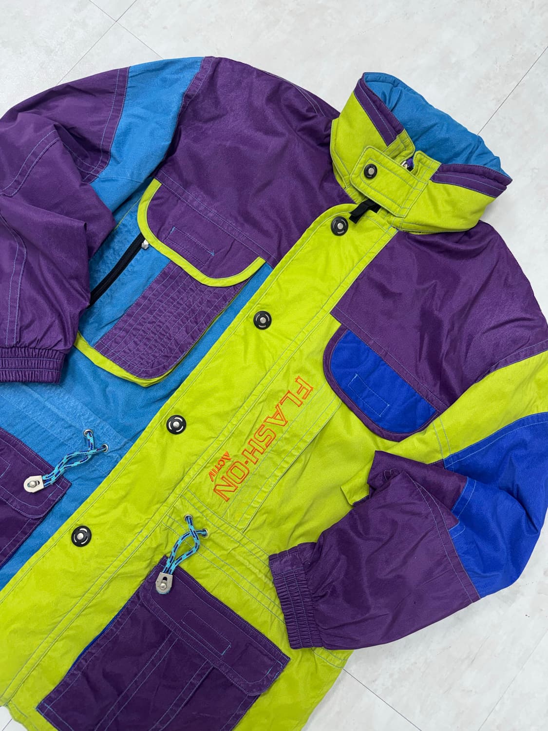 •90s 코오롱스포츠 ACTIV 스키자켓 멀티컬러 상품이미지2