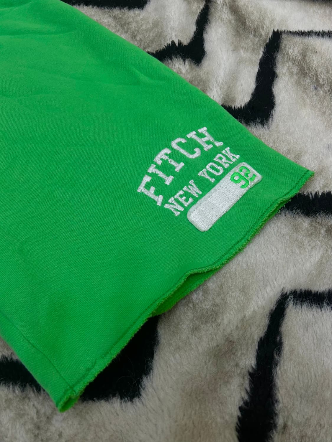 [L]아베크롬비 스펠아웃 반바지/그린/기모 상품이미지1