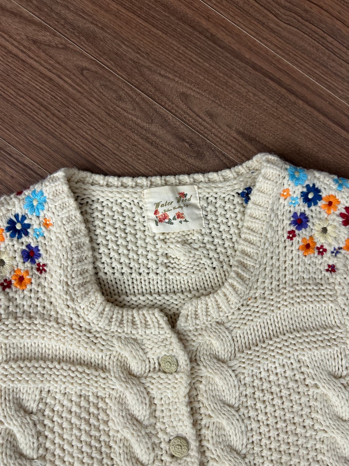 스퀘어넥 가디건 상품이미지2