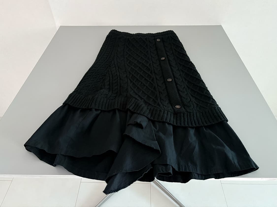 layered knit skirt 상품이미지3