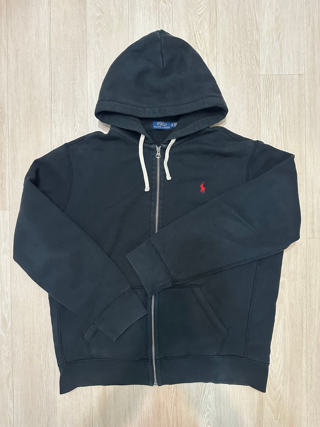 폴로 랄프로렌 후드집업, 블랙 사이즈 XL 상품이미지1