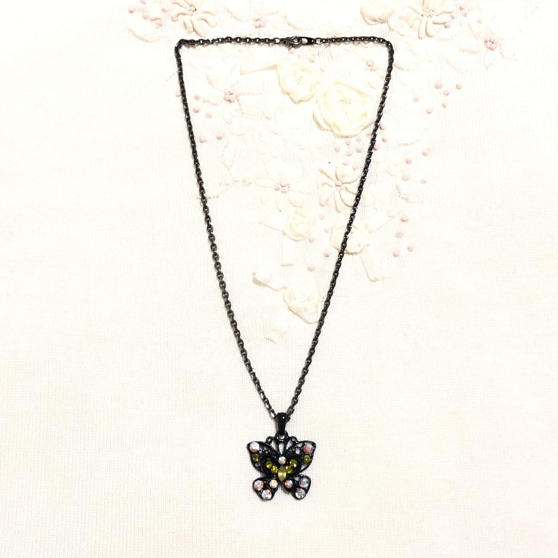 빈티지 페어리 오리엔탈 갸루 펑크 그런지 와투케 나비 목걸이 상품이미지2