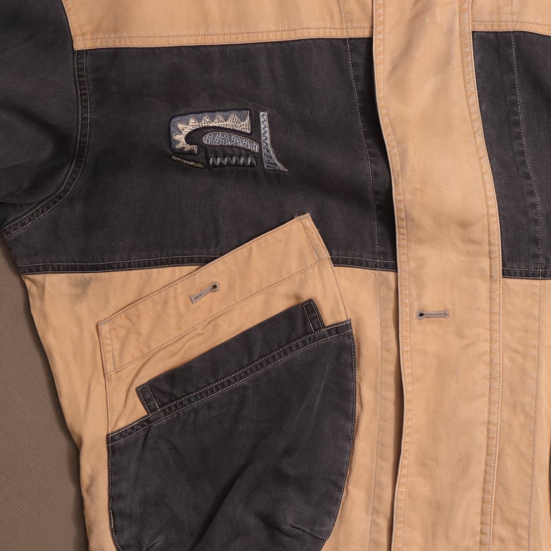 90's 일본빈티지 코튼 퍼티그 자켓 A1847 상품이미지5