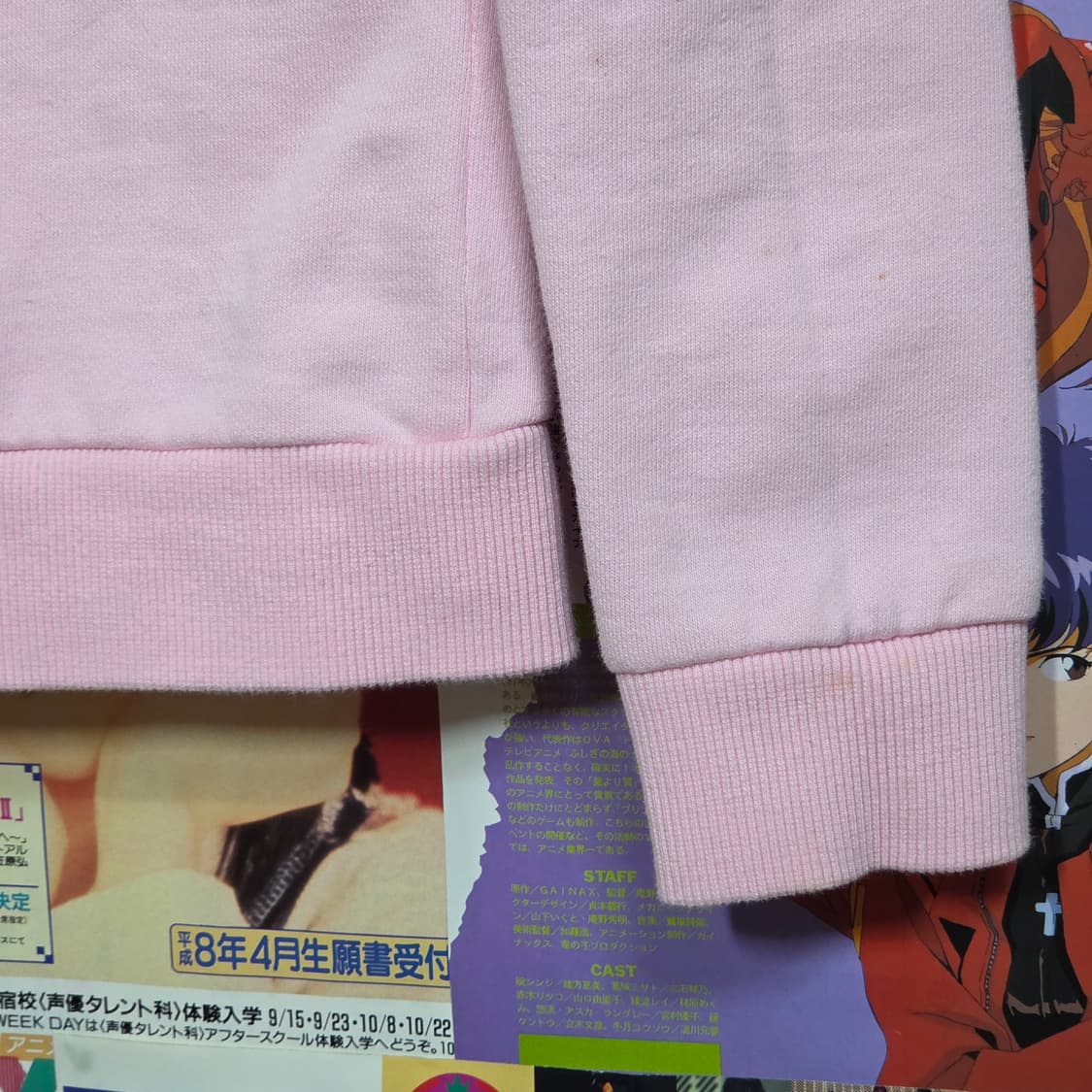 JPN 펑크 멀티포켓 핑크 후드집업 상품이미지7