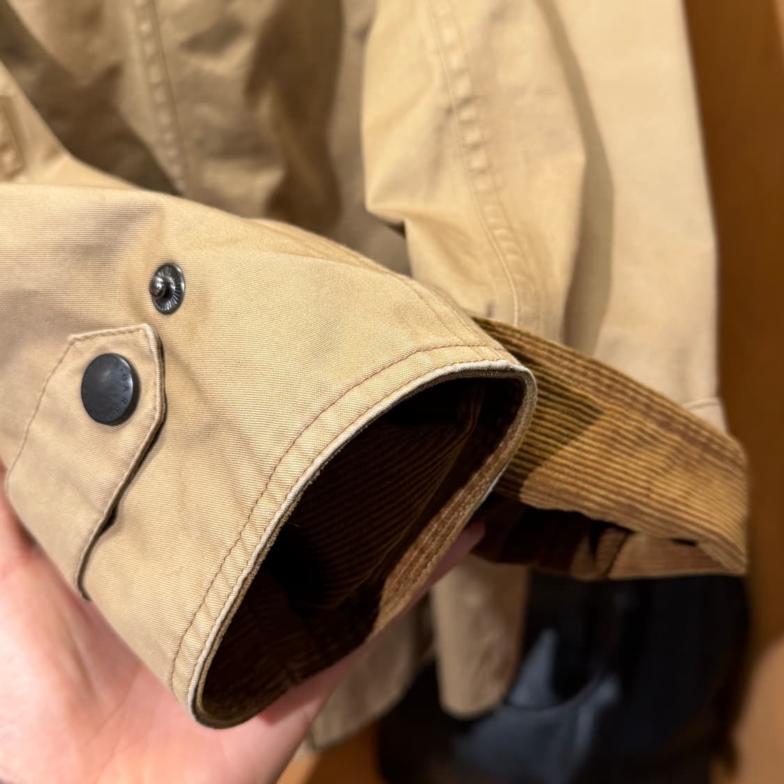 Barbour 바버 여성 논왁스 코튼 자켓 L 상품이미지6