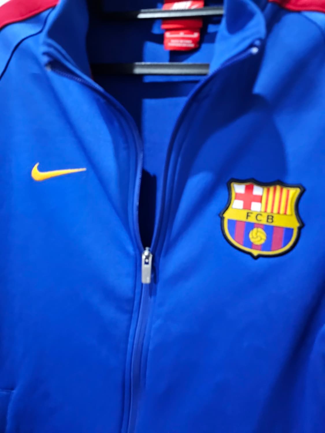 나이키 FC바르셀로나 유니폼 트랙탑 져지집업 95 / M 상품이미지3