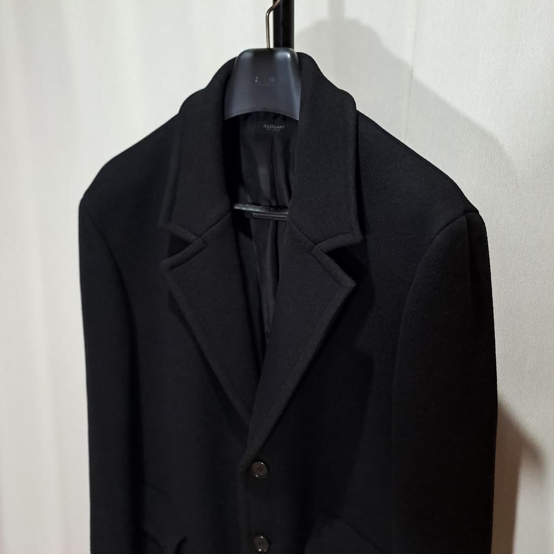 (택포) 질스튜어트뉴욕 22FW 캐시미어 혼용 블랙코트 XL B341 상품이미지2