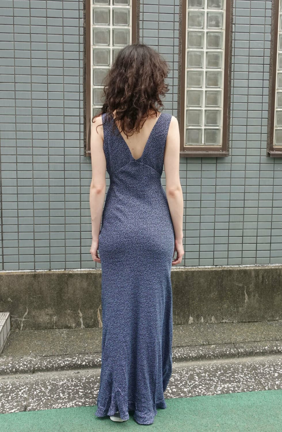 누아누 Kariba dress_Navy 상품이미지2