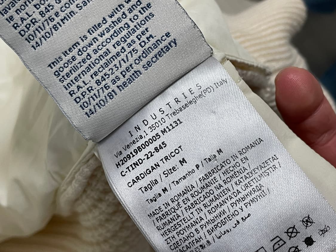 몽클레어 니트패딩 M 상품이미지2