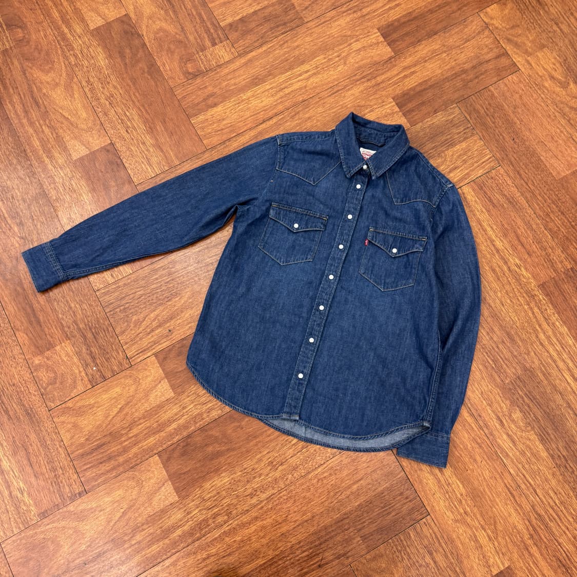 여성용 M(105) 리바이스 웨스턴 데님 남방 셔츠  상품이미지2