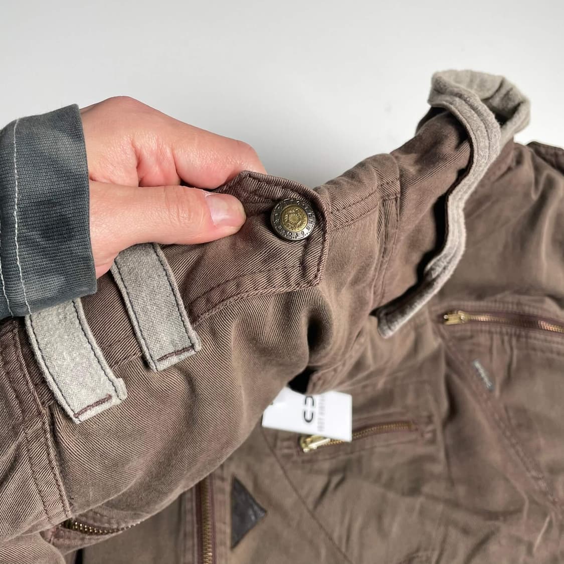 Ernesto 파워숄더 코튼 봄버 (italy)   상품이미지7