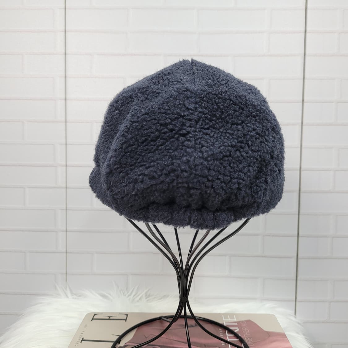 한섬 버드 뽀글이 후리스 모자 볼캡 캡 남여공용 54~57사이즈 상태최상 상품이미지5