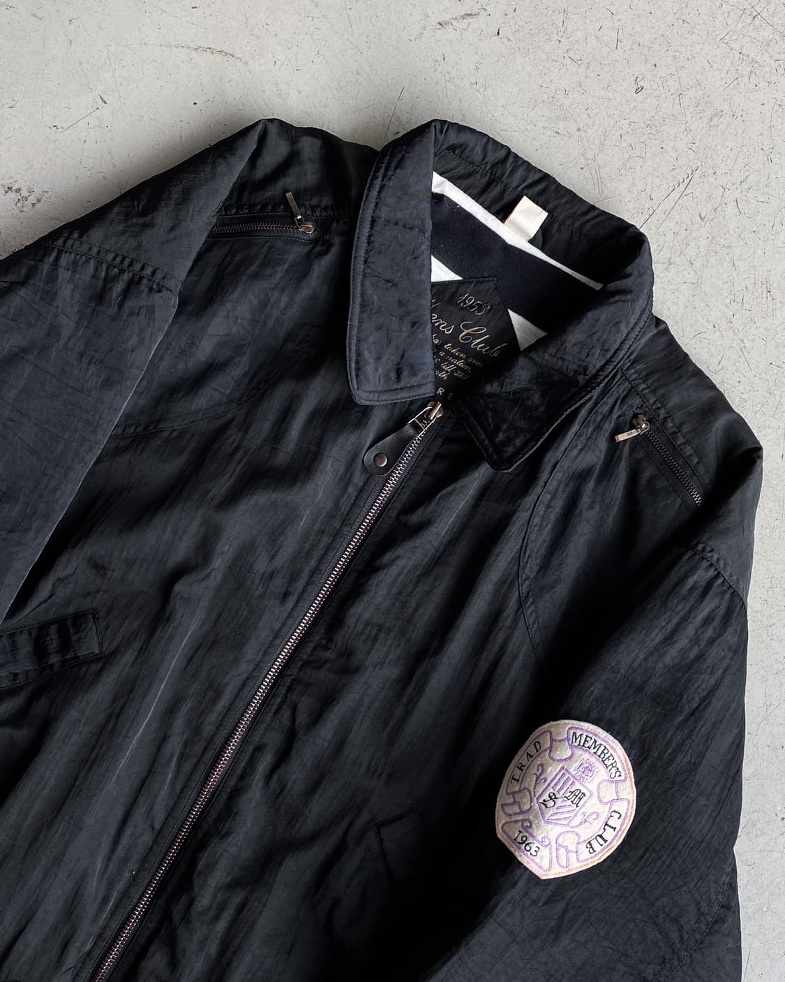 맨즈 클럽 90‘s 인터네셔널 마인드 나일론 봄버 자켓 상품이미지5