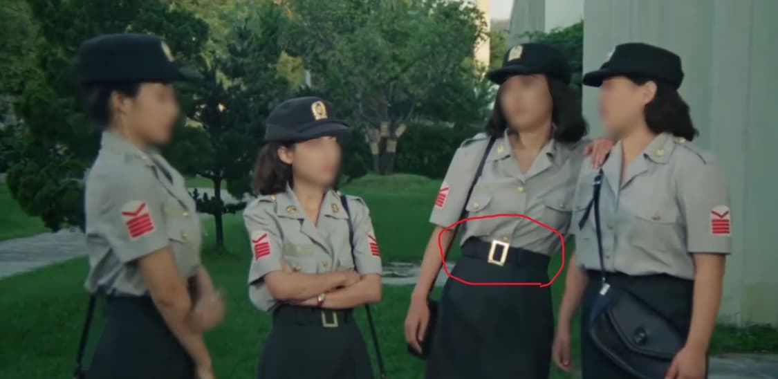 육군 구형 90s 여군 하계 근무복 정복 전투복 벨트 (FREE) 상품이미지4
