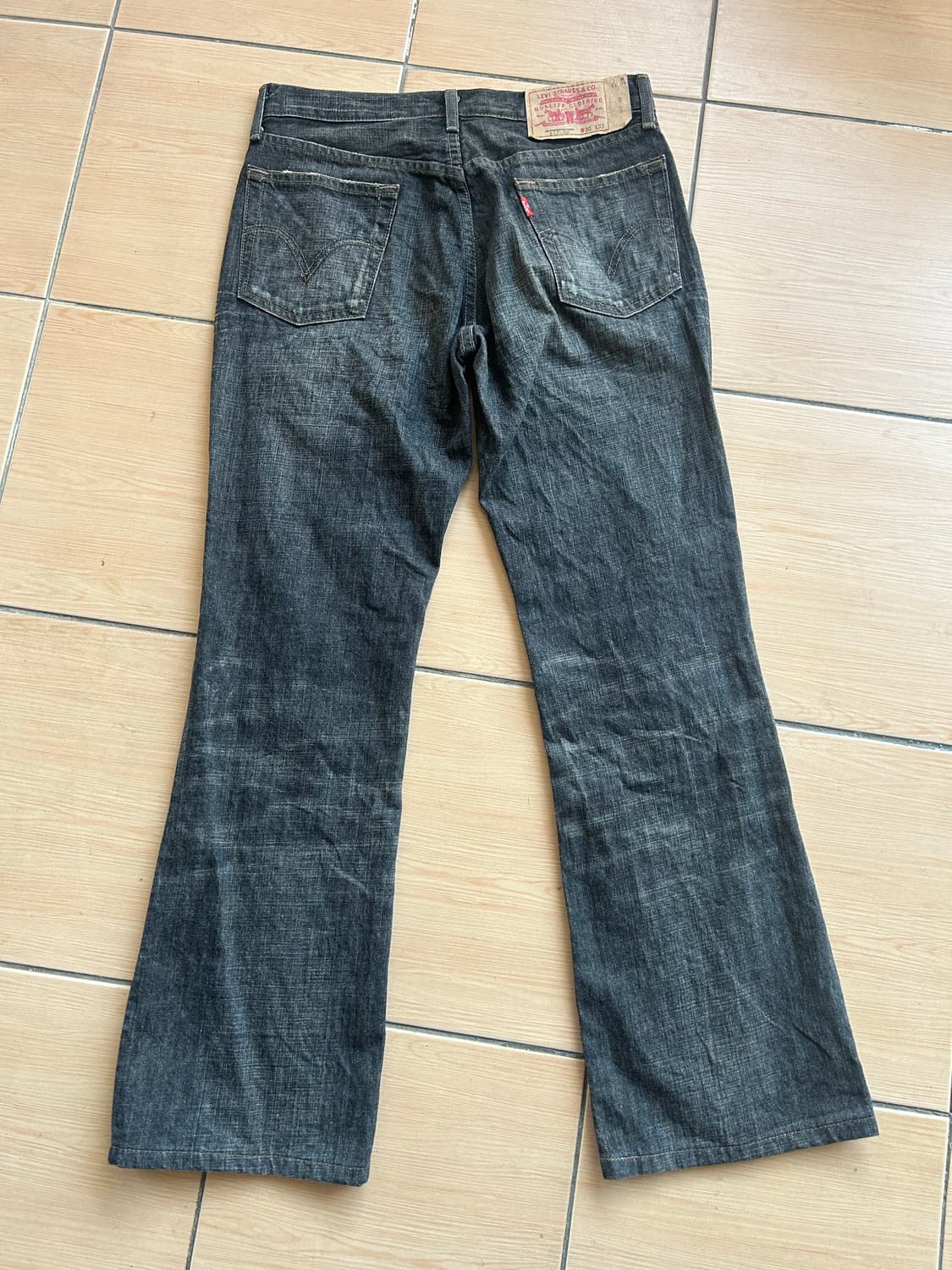 00‘s 리바이스517부츠컷 블랙 30in 상품이미지4