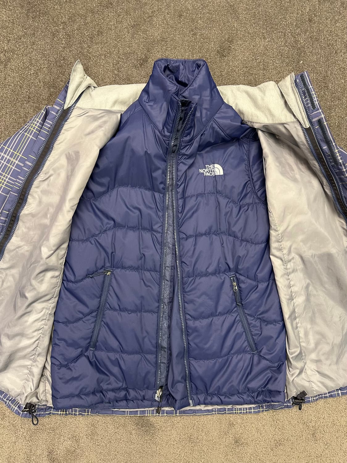 노스페이스 체크 방수 자켓 S (95) 상품이미지5