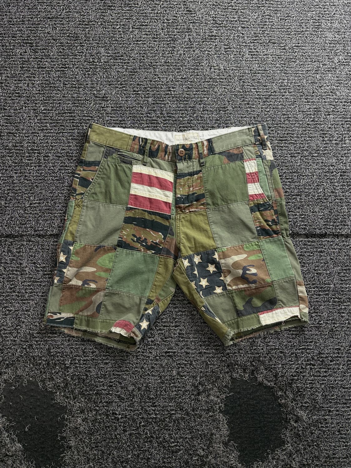 폴로 데님 앤 서플라이 패치워크 밀리터리 하프 팬츠 3628 상품이미지2