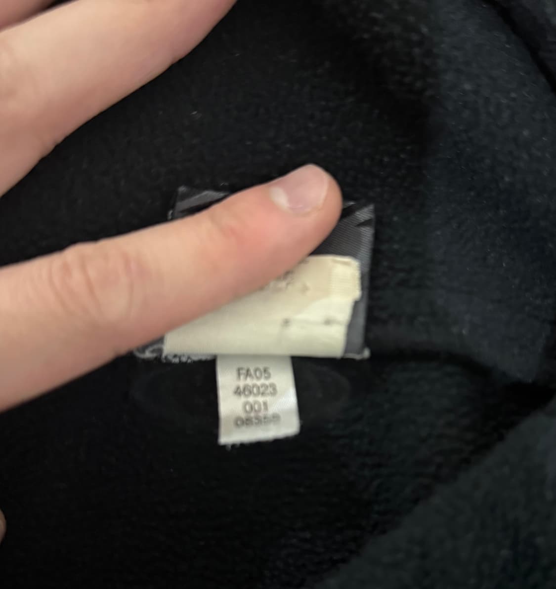 (XL) 00s 오클리 아카이브 플리스 후리스 후드 블랙 상품이미지5