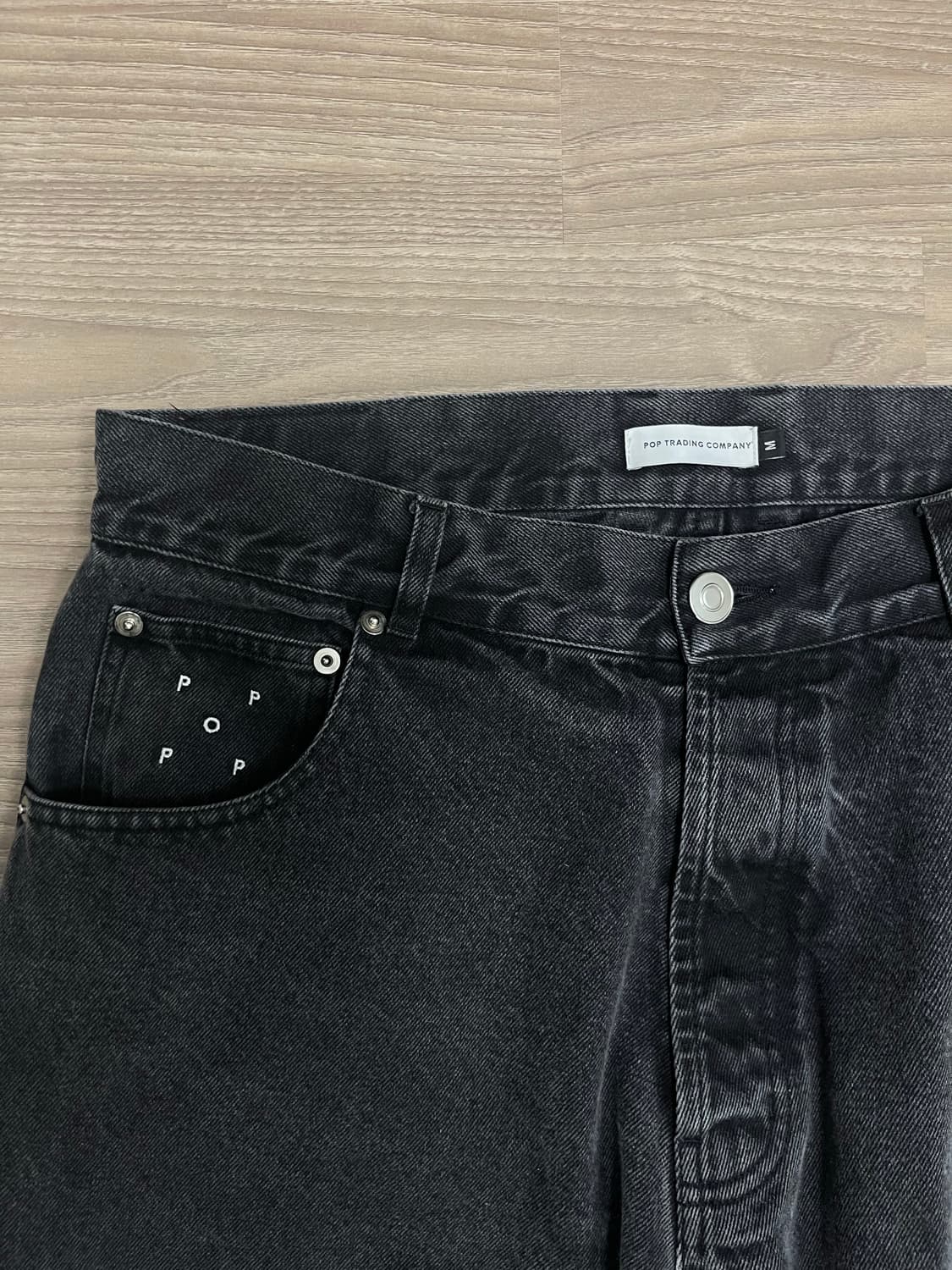 (M)팝트 poptradingcompany drs denim black  상품이미지2