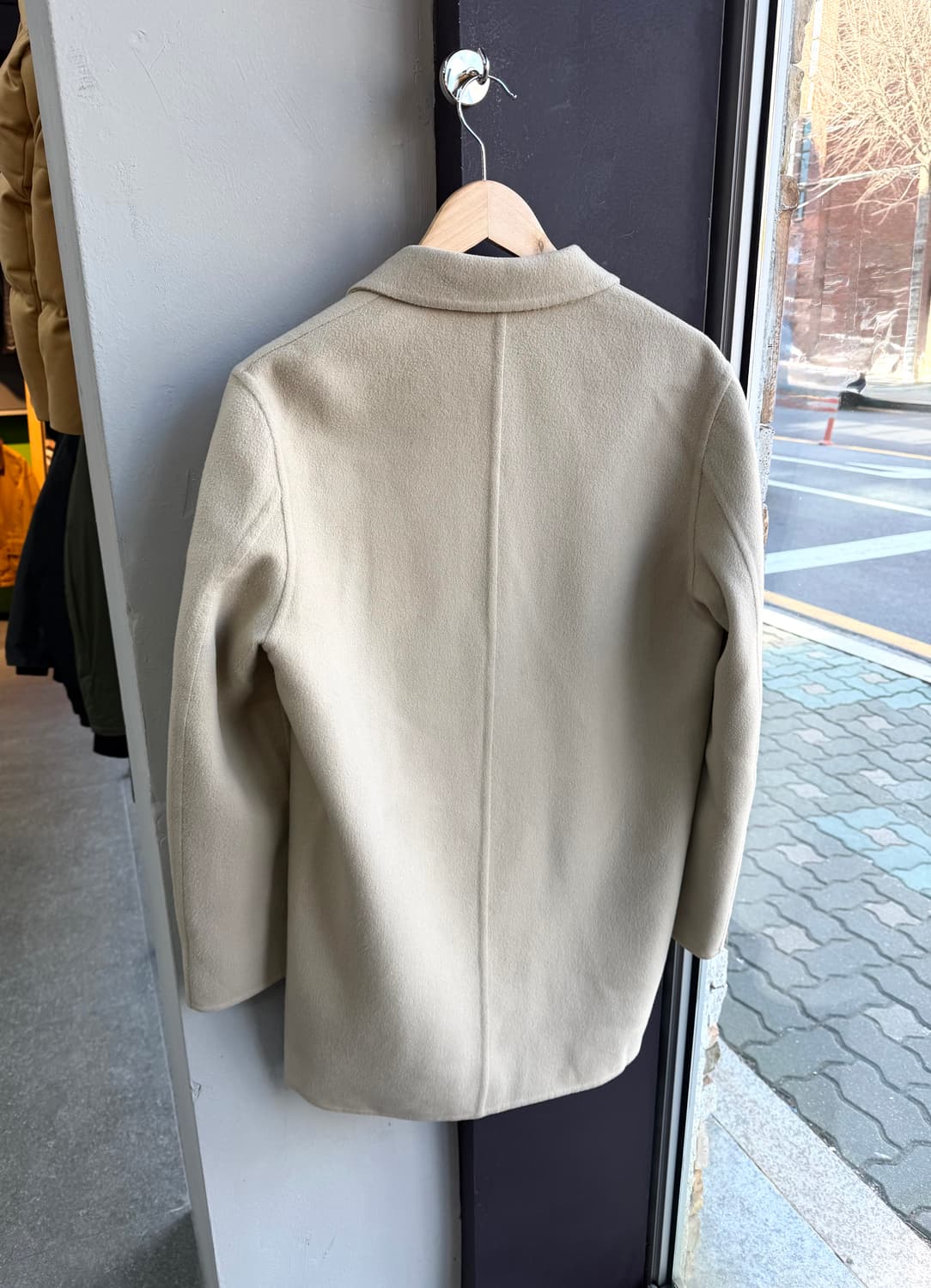 95/ 타임옴므 캐시미어 블랜딩 투버튼 코트 상품이미지6