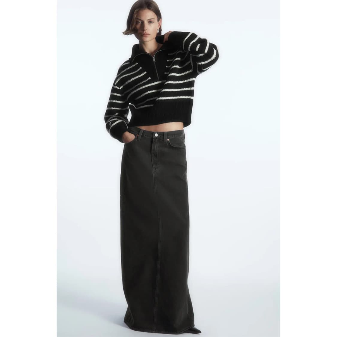 코스 COS 24 하프 집 울 스웨터 상품이미지1