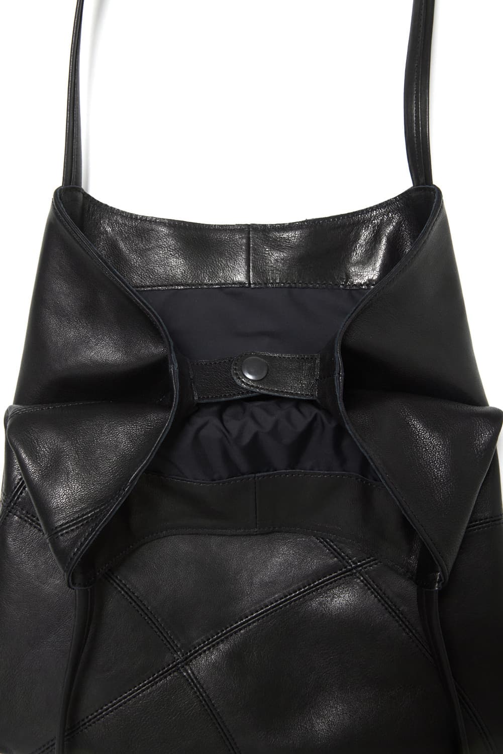 해칭룸 Web Tote Lamb Skin Black 상품이미지3