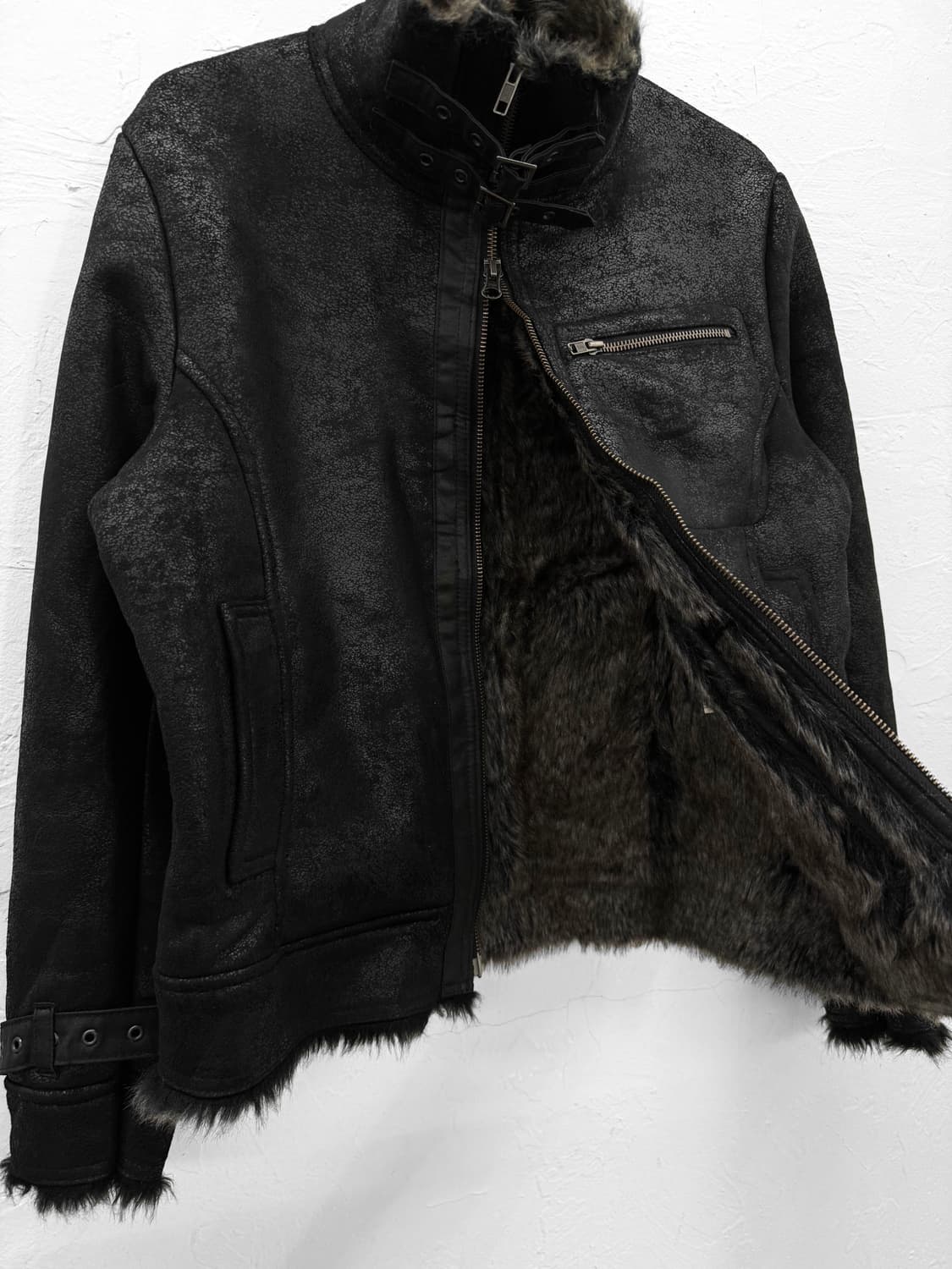 difference rupert 스모크 워시 퍼 자켓 상품이미지4