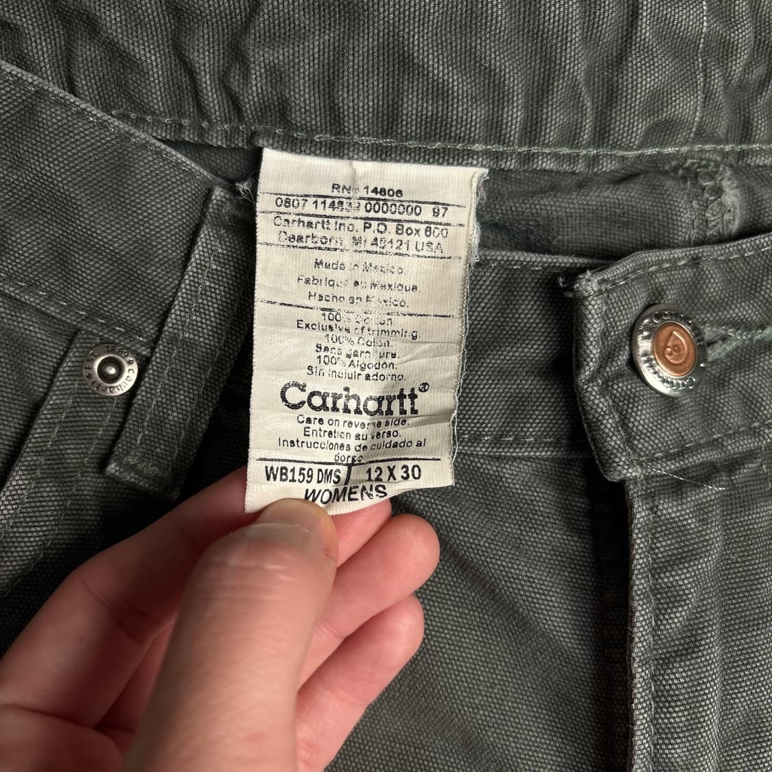 칼하트 싱글니 카펜터팬츠 상품이미지7