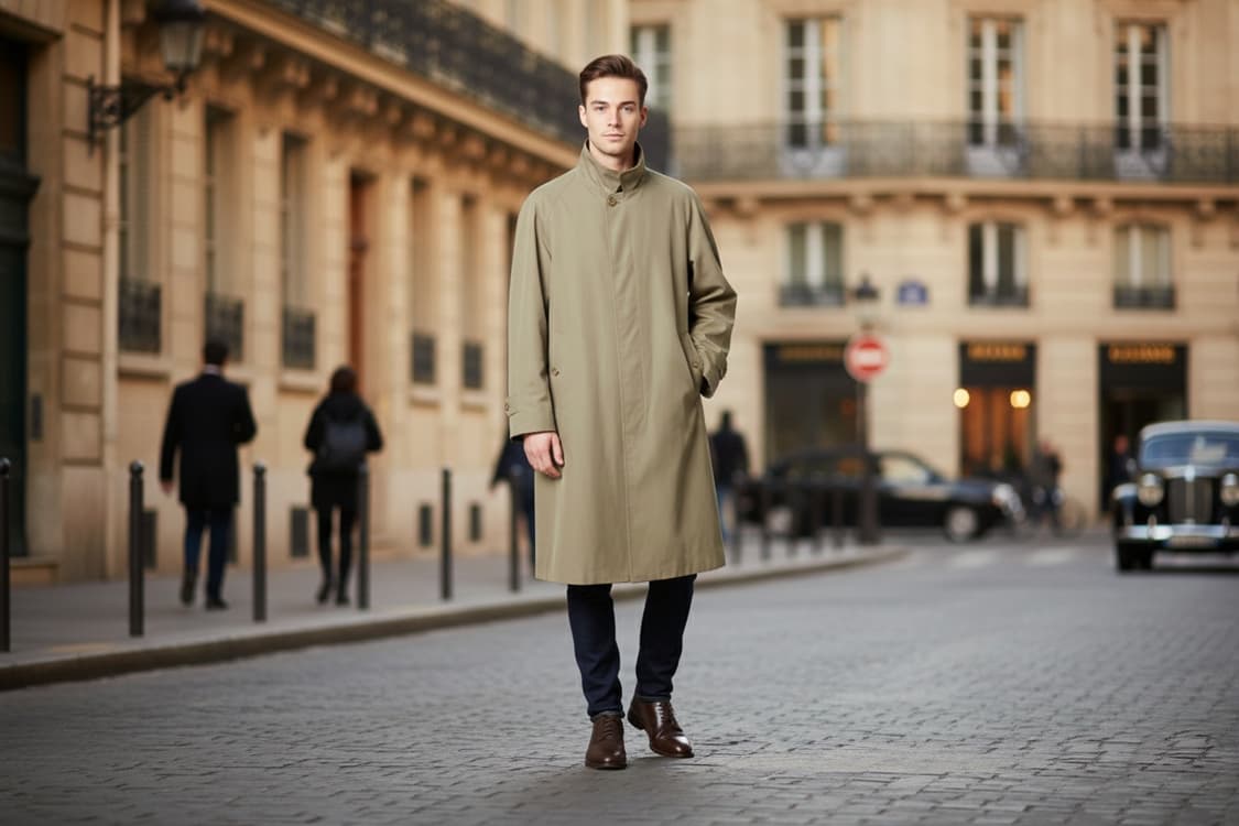 Burberry's 버버리 90s 싱글 발마칸 나그랑 면코트 상품이미지1