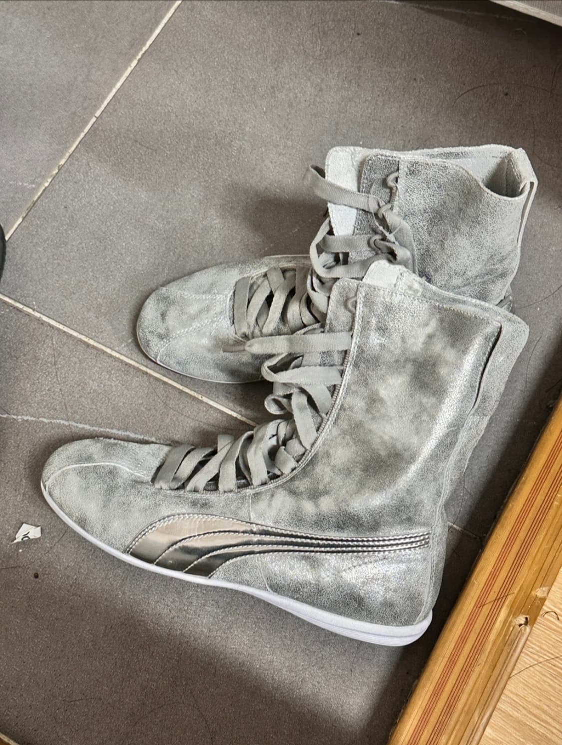 빈티지 푸마 실버 하이넥 230 상품이미지4