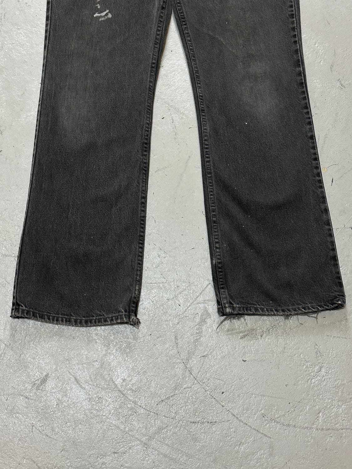 90's 리바이스 517 블랙 부츠컷 플레어진 상품이미지7