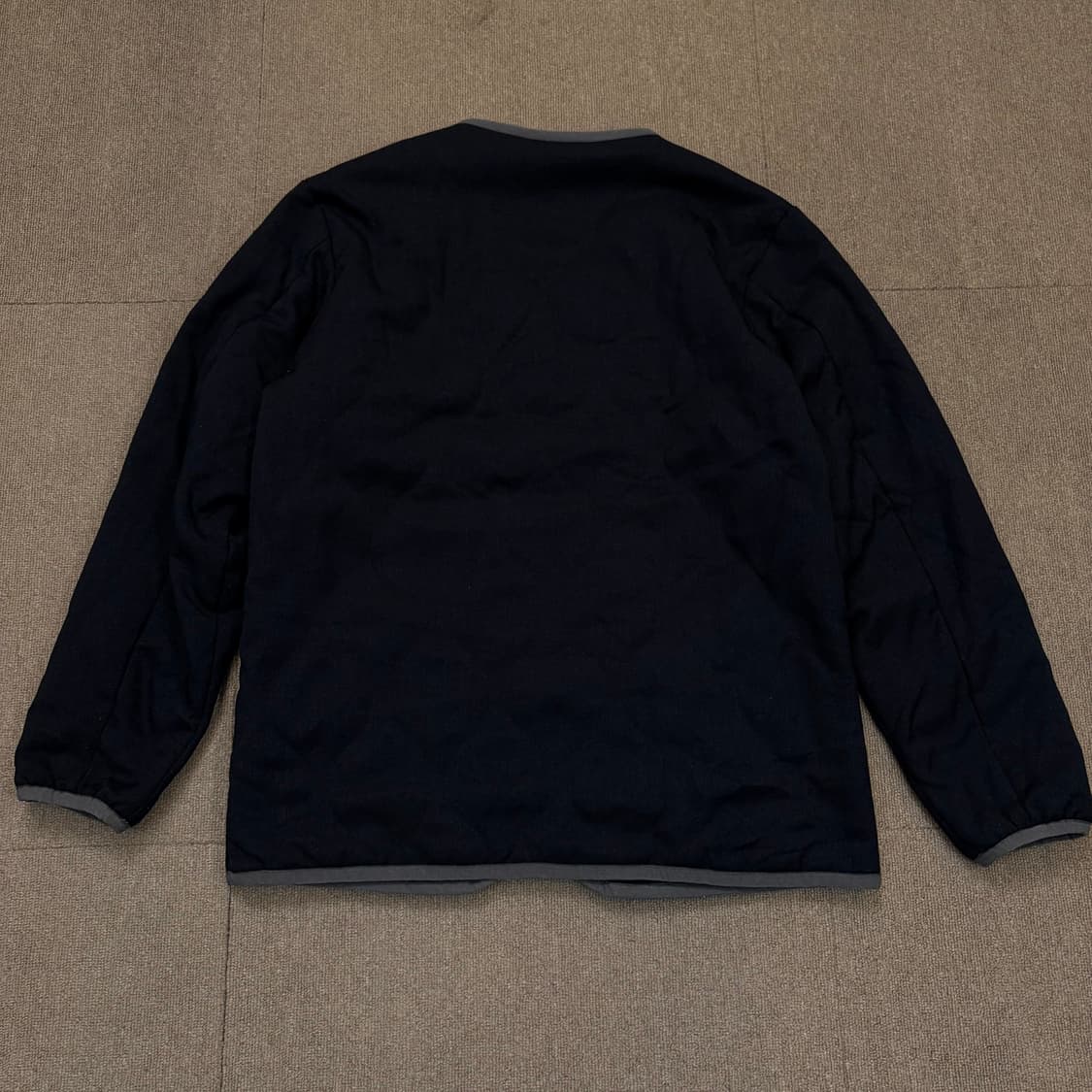 ALLOWED TO UNFOLD japan 퀄팅 논카라 내피 자켓  상품이미지5