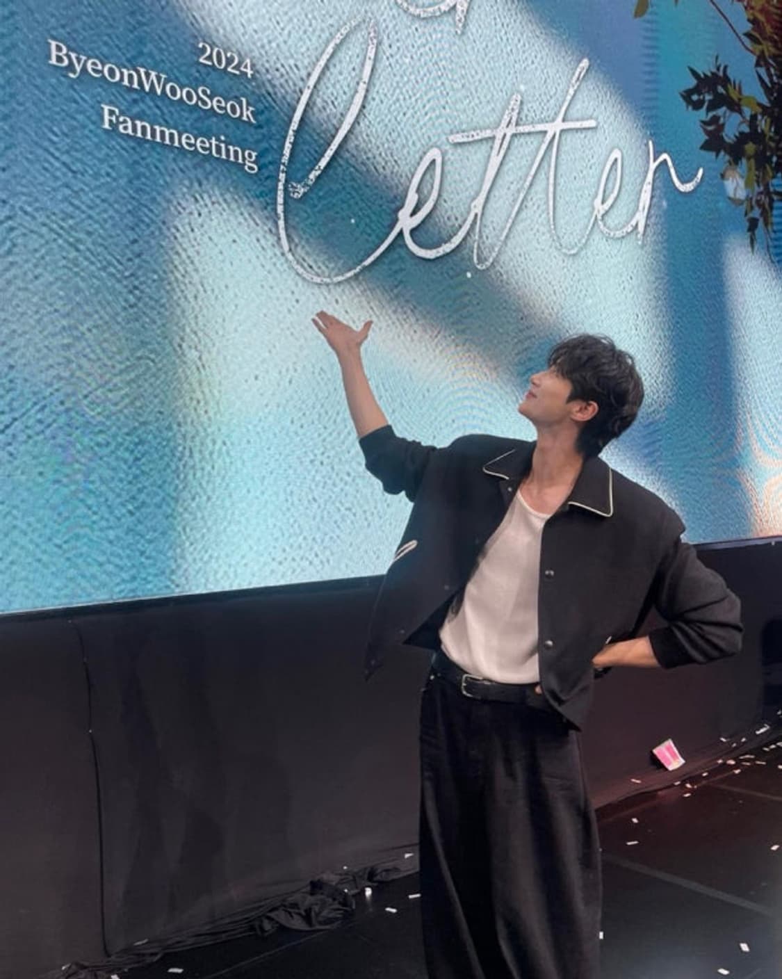 [변우석님 착용] IRO 레더 바시티 자켓 상품이미지1