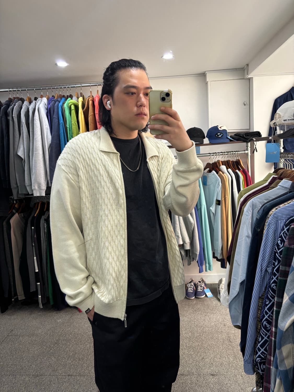 22aw 디스이즈네버댓 체인 카라넥 집업 상품이미지8