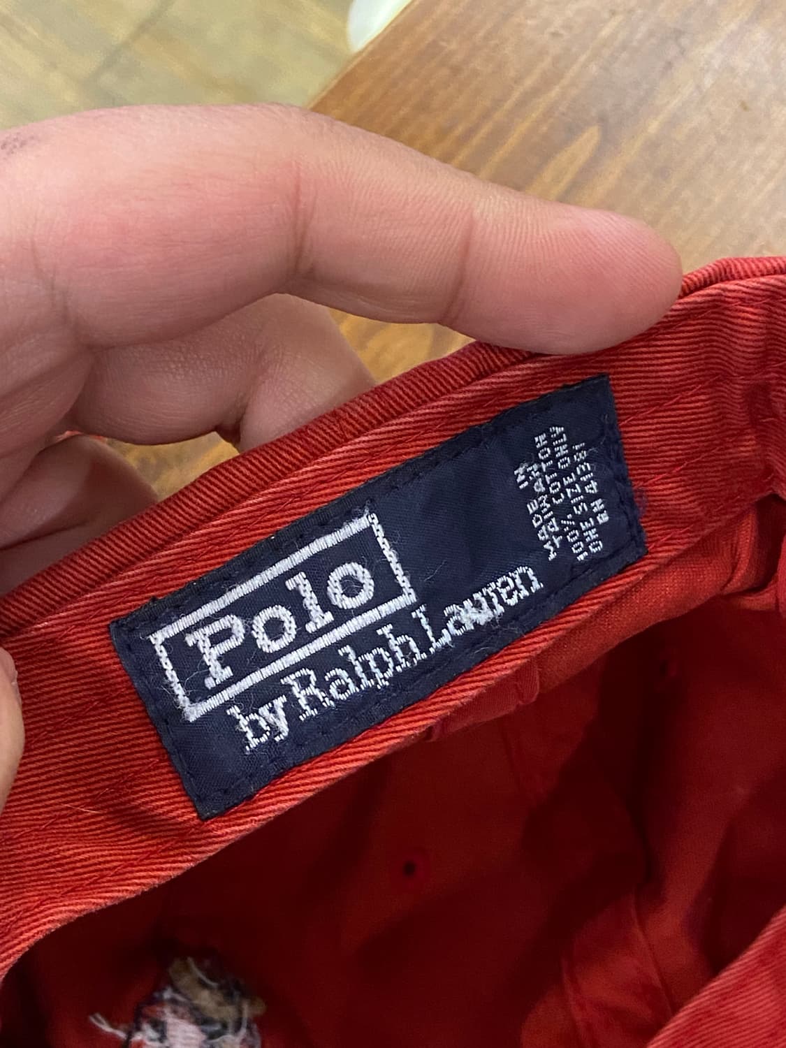1990s Polo Ralph Lauren Bear Red Cap 상품이미지7