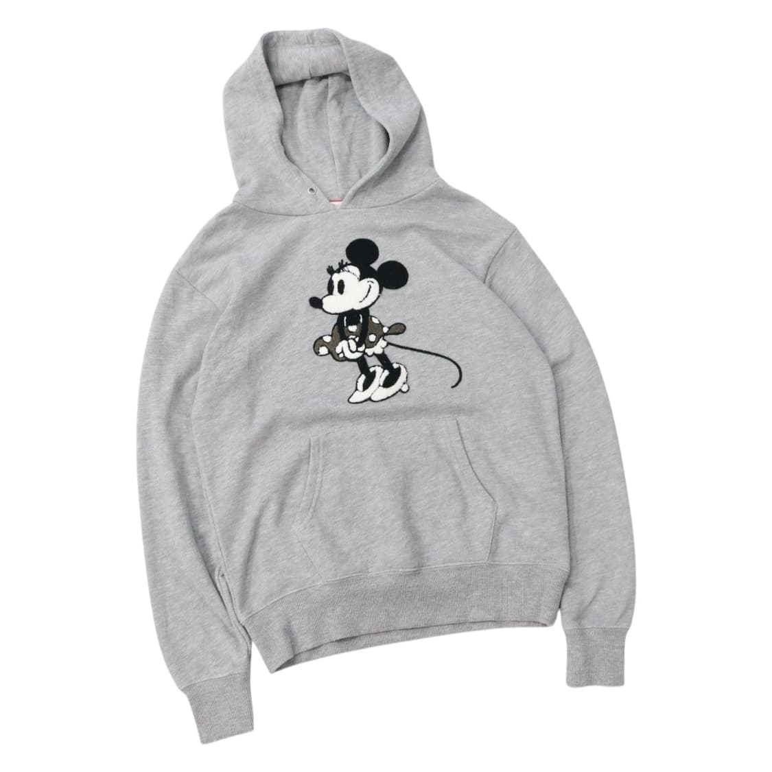 Disney 디즈니 빈티지 미니마우스 사뿐 자수 그레이 후드티 (M) 상품이미지1