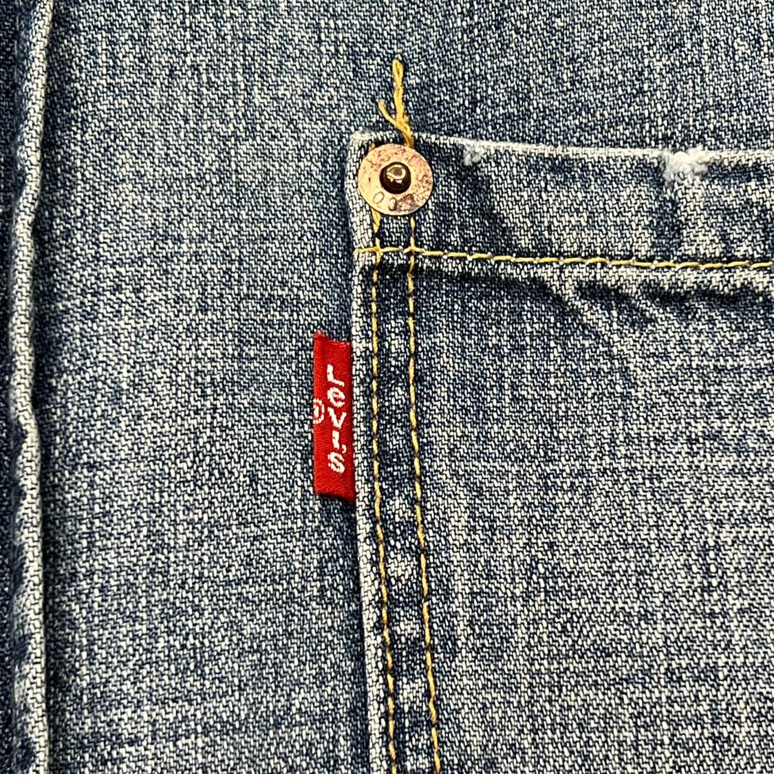 리바이스 레드룹 데님반팔셔츠 r3288 상품이미지5