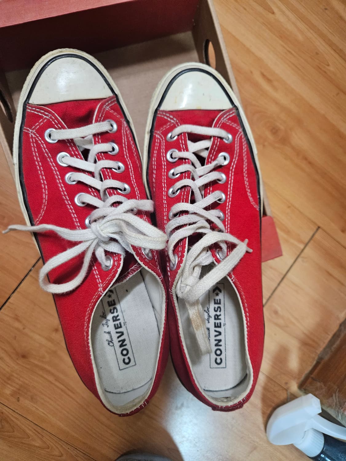 컨버스 척테일러 척70 로우 레드 275 상품이미지4