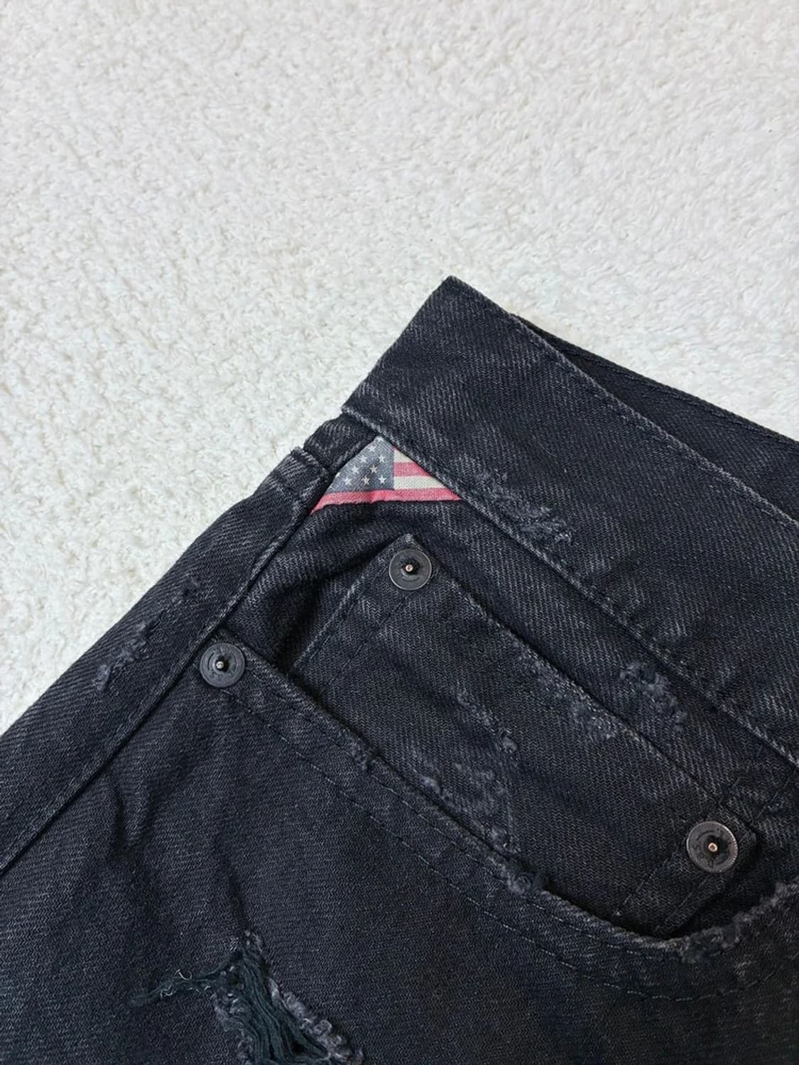 데님앤서플라이 빈티지드 스트레이트 데님 팬츠 PN6185 상품이미지3