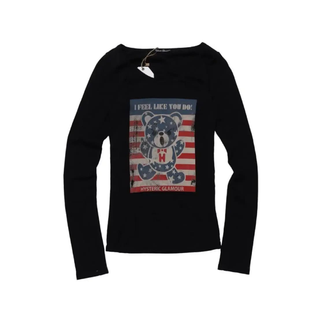 히스테릭 글래머 Printing Long Sleeve 상품이미지1