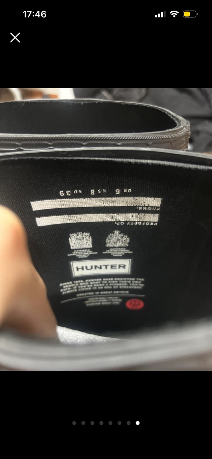 hunter 톨 레인부츠  상품이미지8